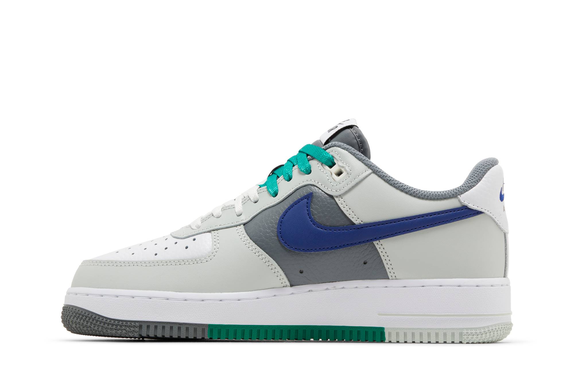 Nike Air Force 1 '07 LV8 'Split - Light Silver Deep Royal' 圖 3