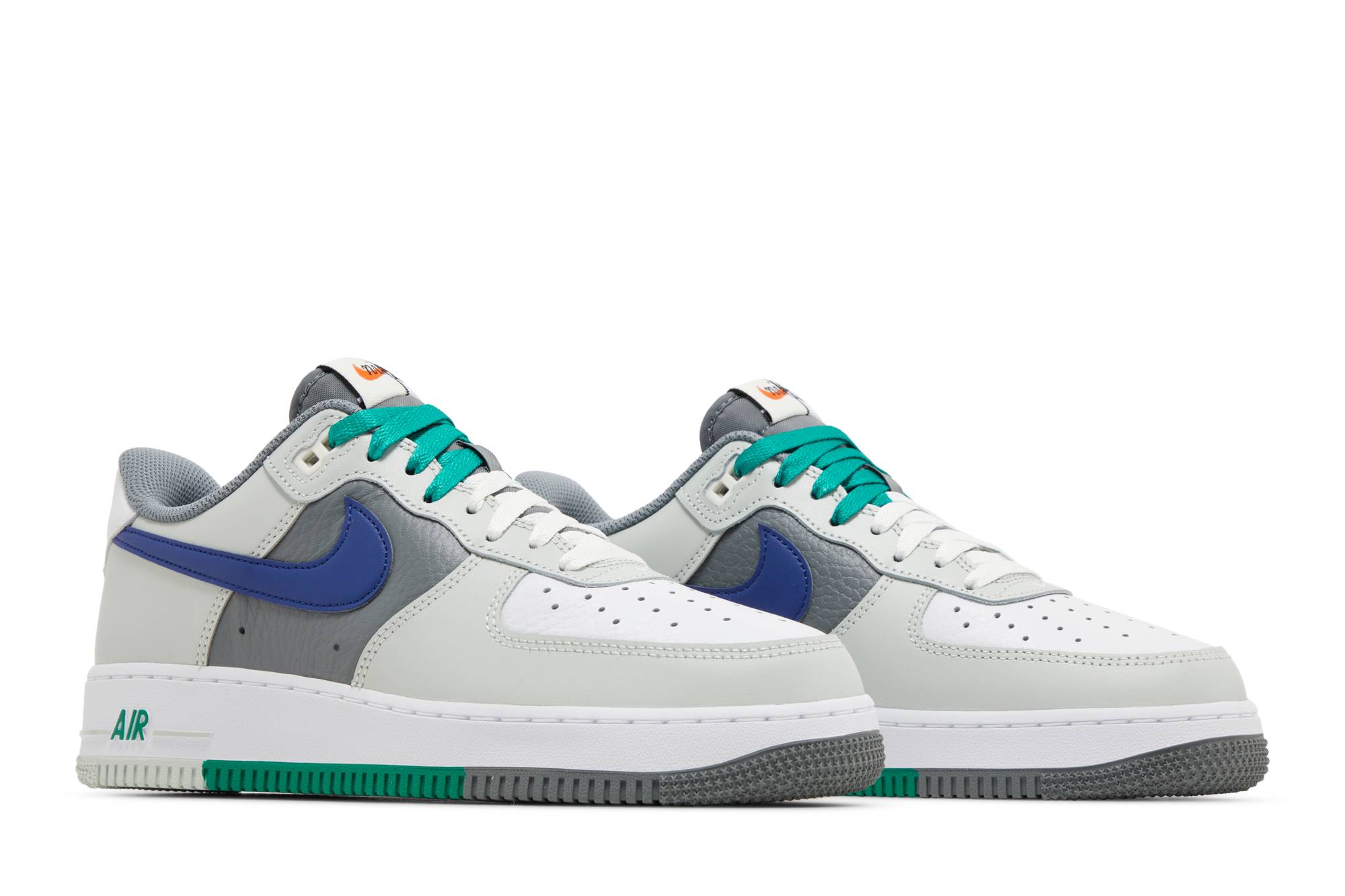 Nike Air Force 1 '07 LV8 'Split - Light Silver Deep Royal' 圖 8
