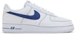 Nike Air Force 1 '07 LV8 'Putih Deep Royal Jahitan Kontras' HQ2037-100