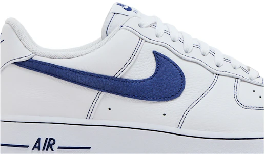 Lookbook Nike Air Force 1 Low '07 LV8 白色 深藍配色 HQ2037-100