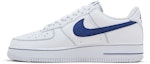 Lookbook Nike Air Force 1 '07 LV8 'Putih Deep Royal Jahitan Kontras' HQ2037-100