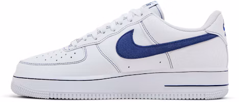 Shop Nike Air Force 1 Low '07 LV8 白色 深藍配色 HQ2037-100