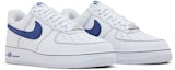 Cheap Nike Air Force 1 '07 LV8 'Putih Deep Royal Jahitan Kontras' HQ2037-100