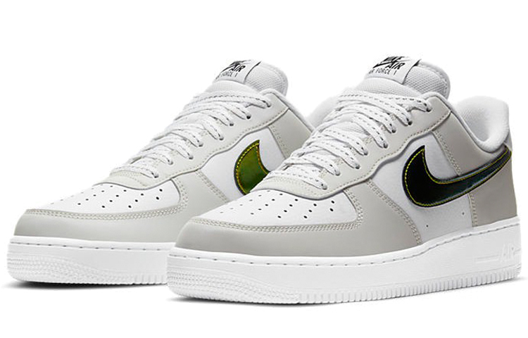 Lookbook Nike Air Force 1 '07 LV8 'Putih Iridescent Swoosh' DC9029-100