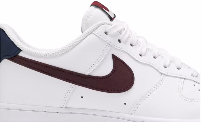 Nike Air Force 1 07 LV8 White Night Maroon CJ8731 100 CJ8731