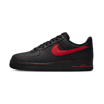 Nike Air Force 1 '07 LV8 Black/Black/Black/University Red