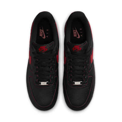 Shop 나이키 에어 포스 1 ''07 LV8 올블랙/유니버시티 레드 HQ2037-005
