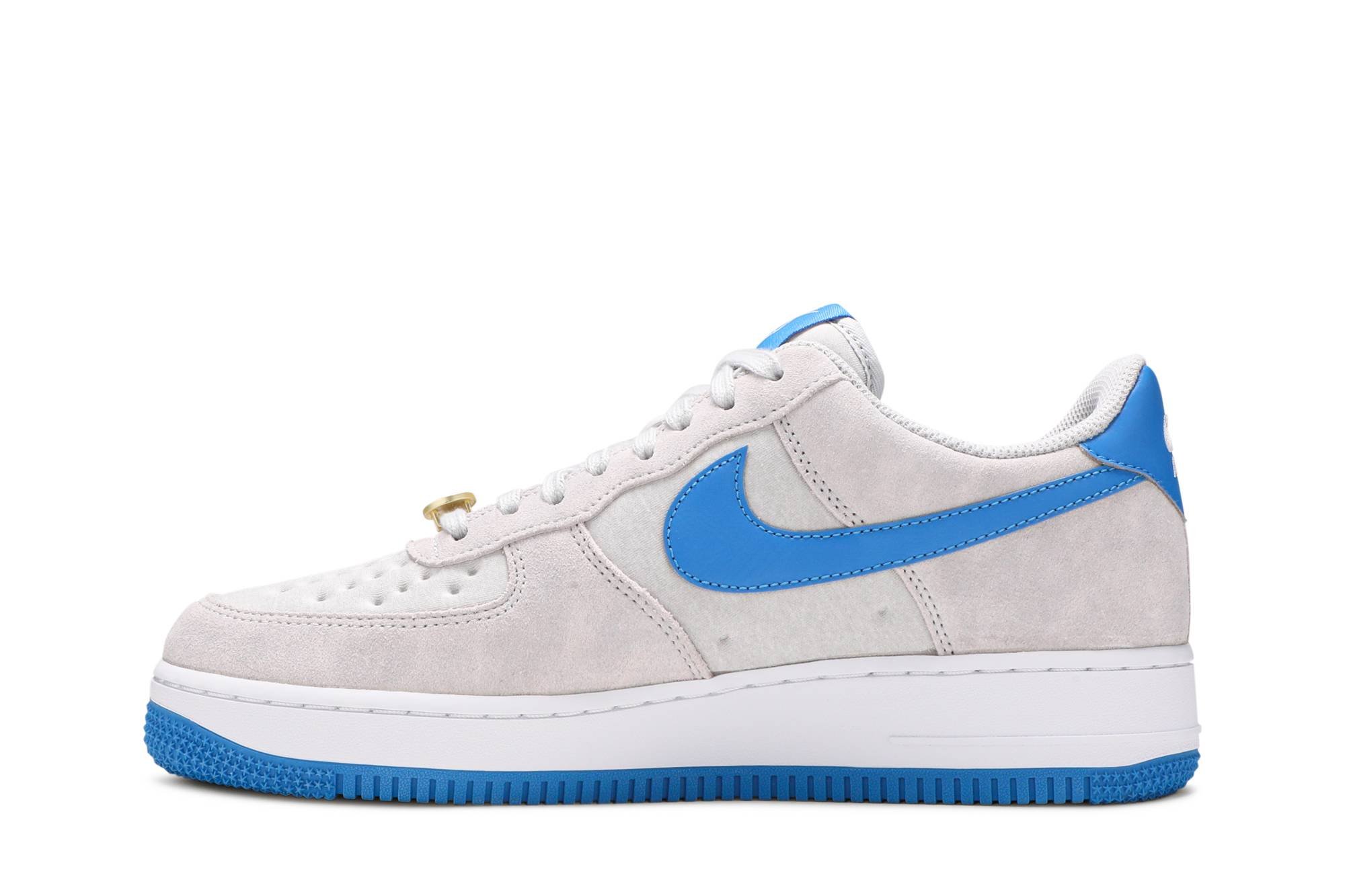 Lookbook Nike Air Force 1 '07 LV8 EMB 'Kelabu Kabus Biru Foto Terang' CN0844-001