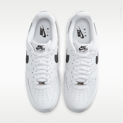 Shop Nike Air Force 1 '07 LV8 White/White/Black IR0952-100