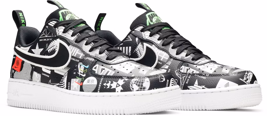 Nike Air Force 1 '07 LX 'Worldwide Pack - Hitam' CZ5927-001 Cheap Nike Air Force 1 '07 LX 'Worldwide Pack - Hitam' CZ5927-001