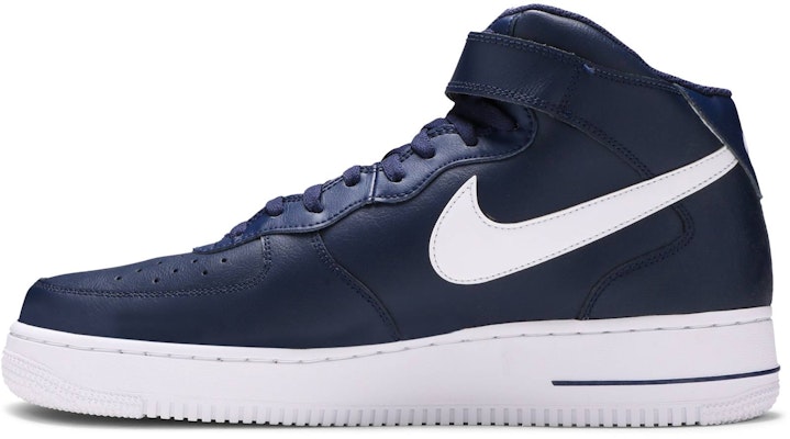 Nike Air Force 1 '07 Mid 'Navy' CK4370-400 Lookbook Nike Air Force 1 '07 Mid 'Navy' CK4370-400