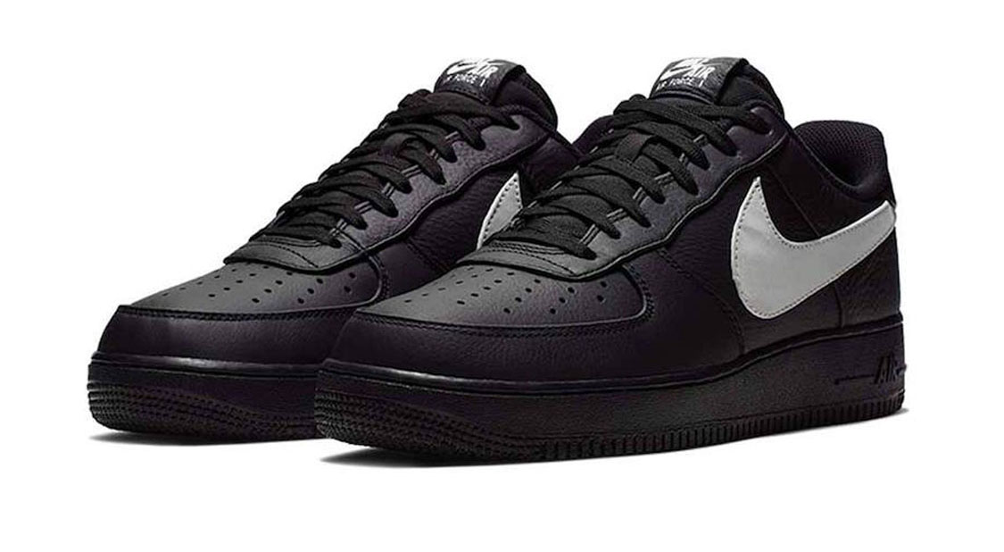 Lookbook Nike Air Force 1 '07 Premium 2 'Hitam Abu-abu Pudar' CI9353-001