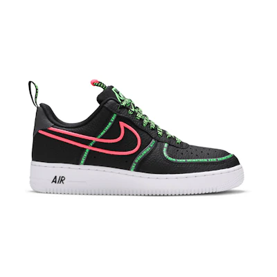 Nike Air Force 1 '07 PRM 'Worldwide Pack - Black Green Strike'