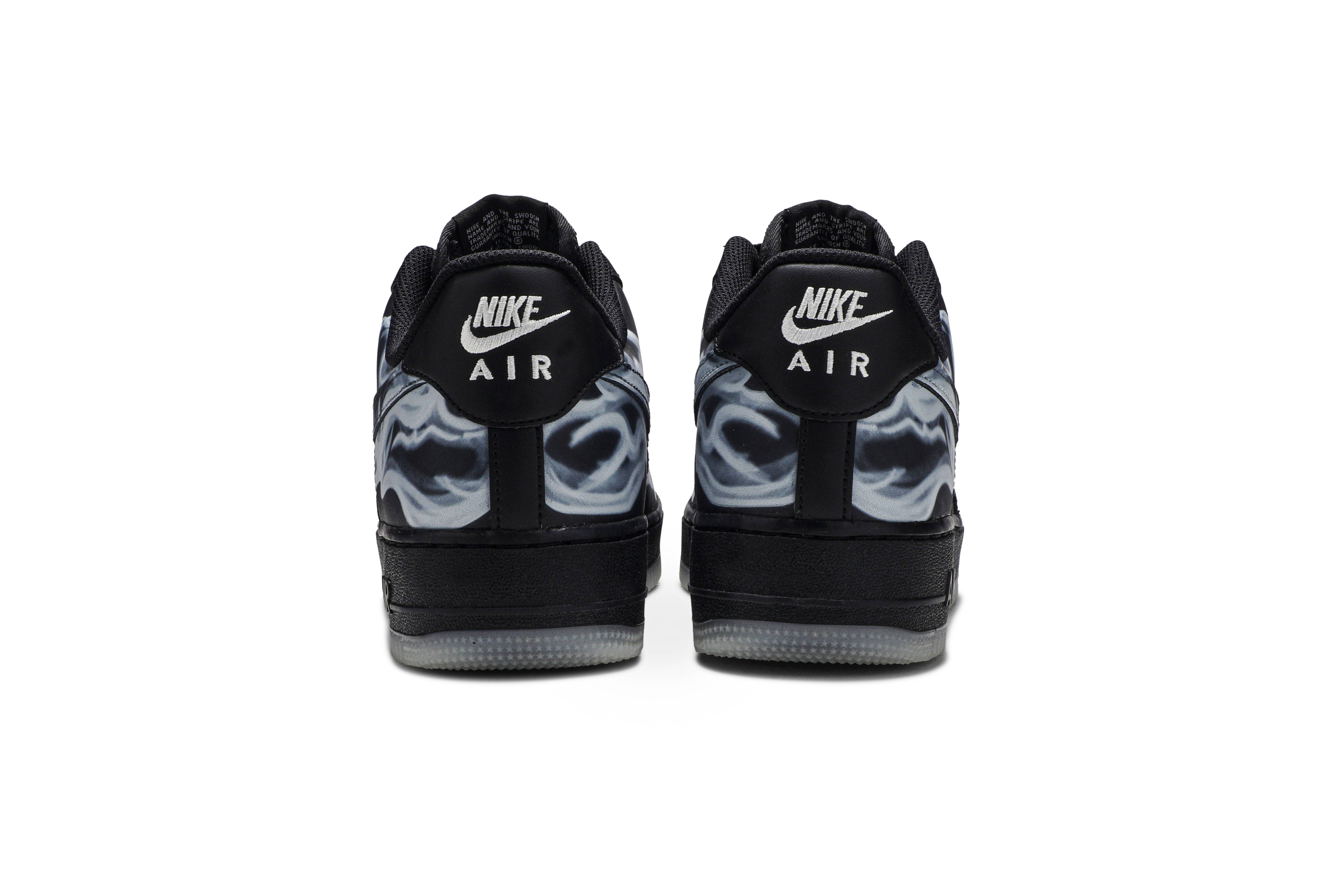 Nike Air Force 1 '07 QS 'Black Skeleton' BQ7541-001 - Image 6