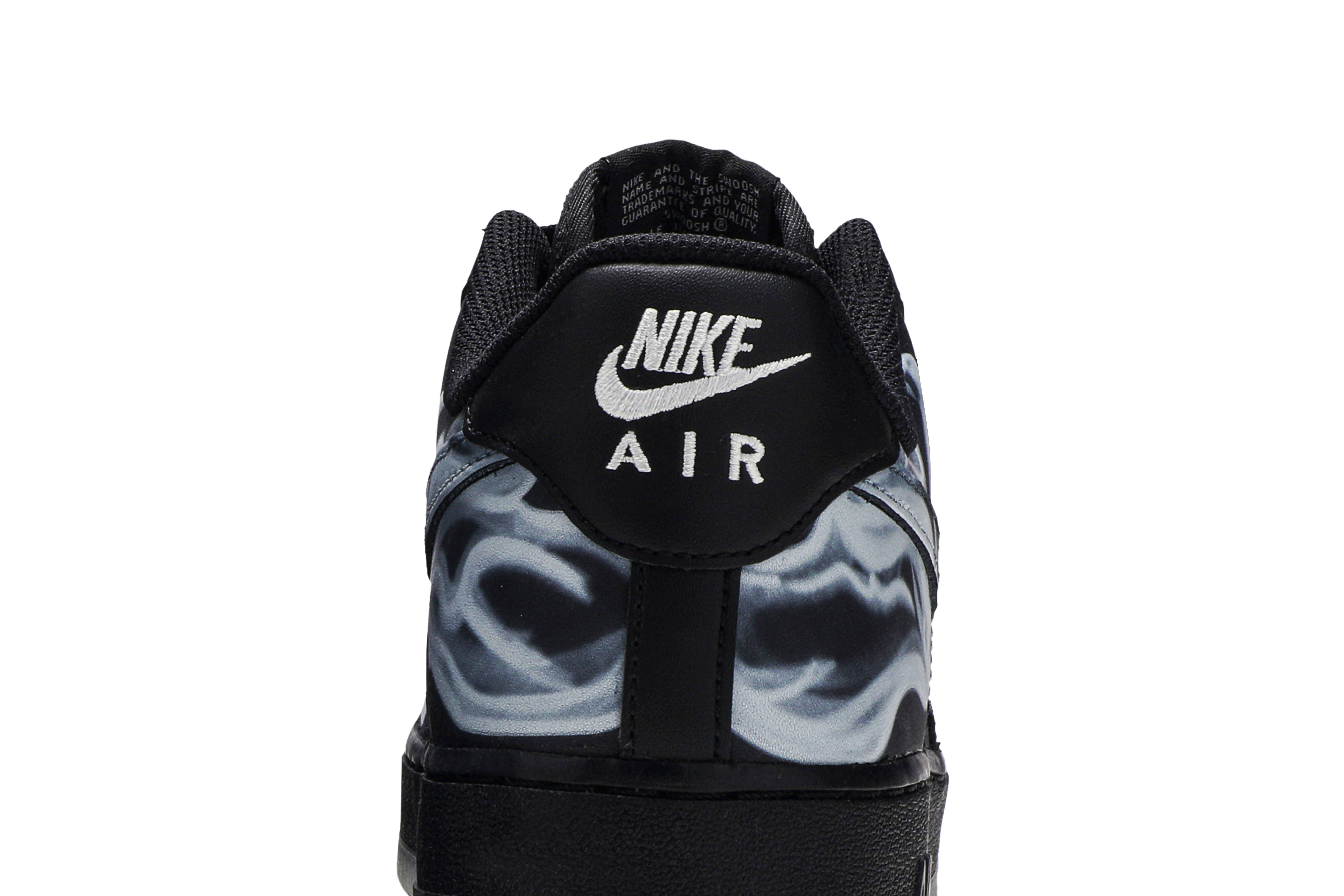 Nike Air Force 1 '07 QS 'Black Skeleton' BQ7541-001 - Image 7