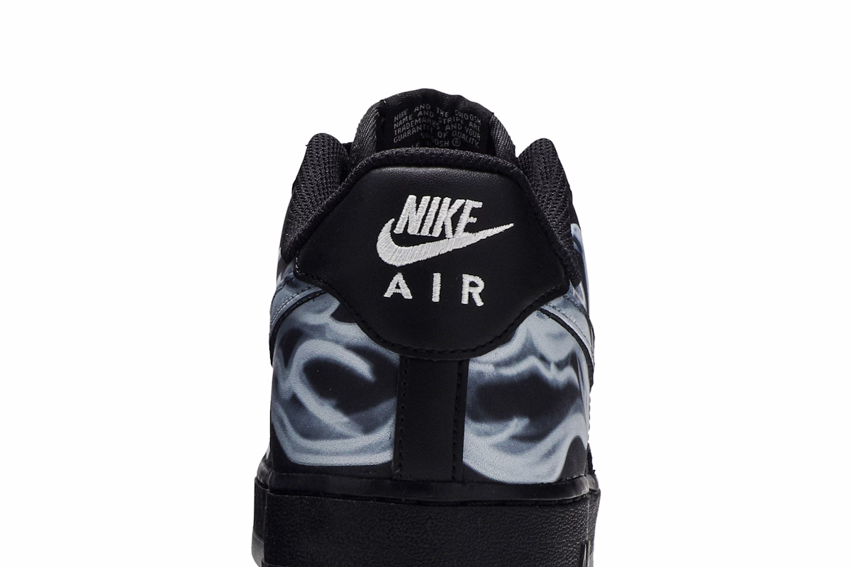 Nike Air Force 1 '07 QS 'Black Skeleton' BQ7541-001