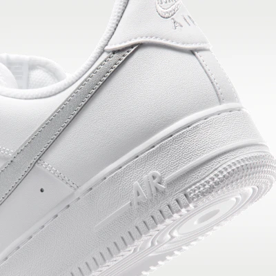 Nike Air Force 1 ''07 Putih/Perak Metalik FJ4146-134 Cheap Nike Air Force 1 ''07 Putih/Perak Metalik FJ4146-134
