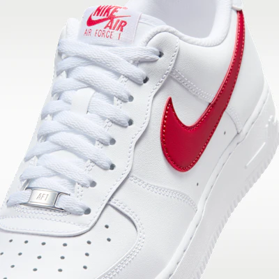 Nike Air Force 1 '07 White/University Red FJ4146-133 Sizing Nike Air Force 1 '07 White/University Red FJ4146-133