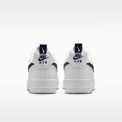 Nike Air Force 1 '07 White/White/Midnight Navy IR5599-100 Details for Nike Air Force 1 '07 White/White/Midnight Navy IR5599-100