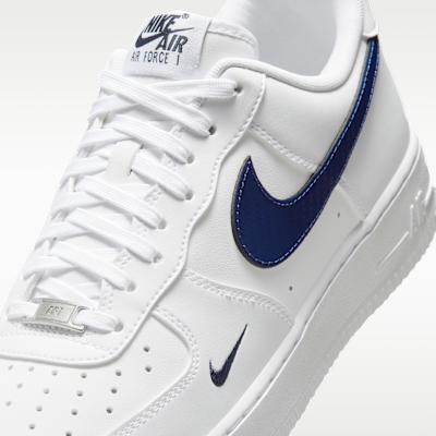 Sizing Nike Air Force 1 ''07 Putih/Putih/Midnight Navy IR5599-100