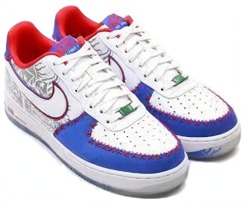 Nike Air Force 1 'Puerto Rico' Lelaki 579941-100 Lookbook Nike Air Force 1 'Puerto Rico' Lelaki 579941-100