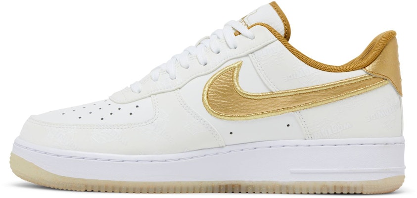 Nike Air Force 1 'Worldwide White Metallic Gold' DA1343-170 Lookbook Nike Air Force 1 'Worldwide White Metallic Gold' DA1343-170