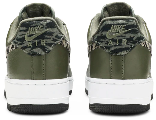 Nike Air Force 1 Aop Prm Medium Olive Khaki AQ4131-200 Details for Nike Air Force 1 Aop Prm Medium Olive Khaki AQ4131-200