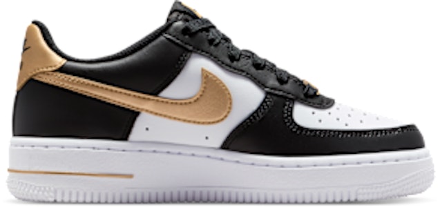 (JR) Nike Air Force 1 Negro/Blanco/Oro Metálico CT3839-009 Lookbook (JR) Nike Air Force 1 Negro/Blanco/Oro Metálico CT3839-009