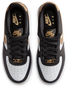 (JR) Nike Air Force 1 Negro/Blanco/Oro Metálico CT3839-009 Shop (JR) Nike Air Force 1 Negro/Blanco/Oro Metálico CT3839-009