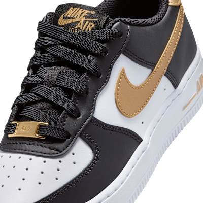 Sizing (JR) 耐克空军一号 黑/白/金属金配色 CT3839-009