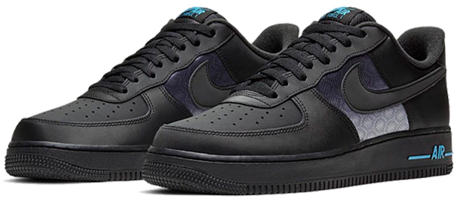 Nike Air Force 1 Hitam/Biru DH2475-001 Lookbook Nike Air Force 1 Hitam/Biru DH2475-001