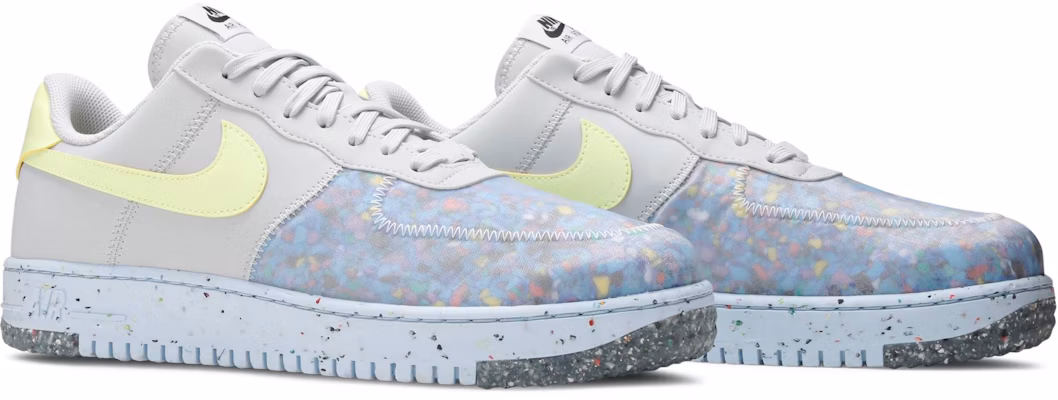 Nike Air Force 1 Crater Pure Platinum Barely Volt CZ1524 001