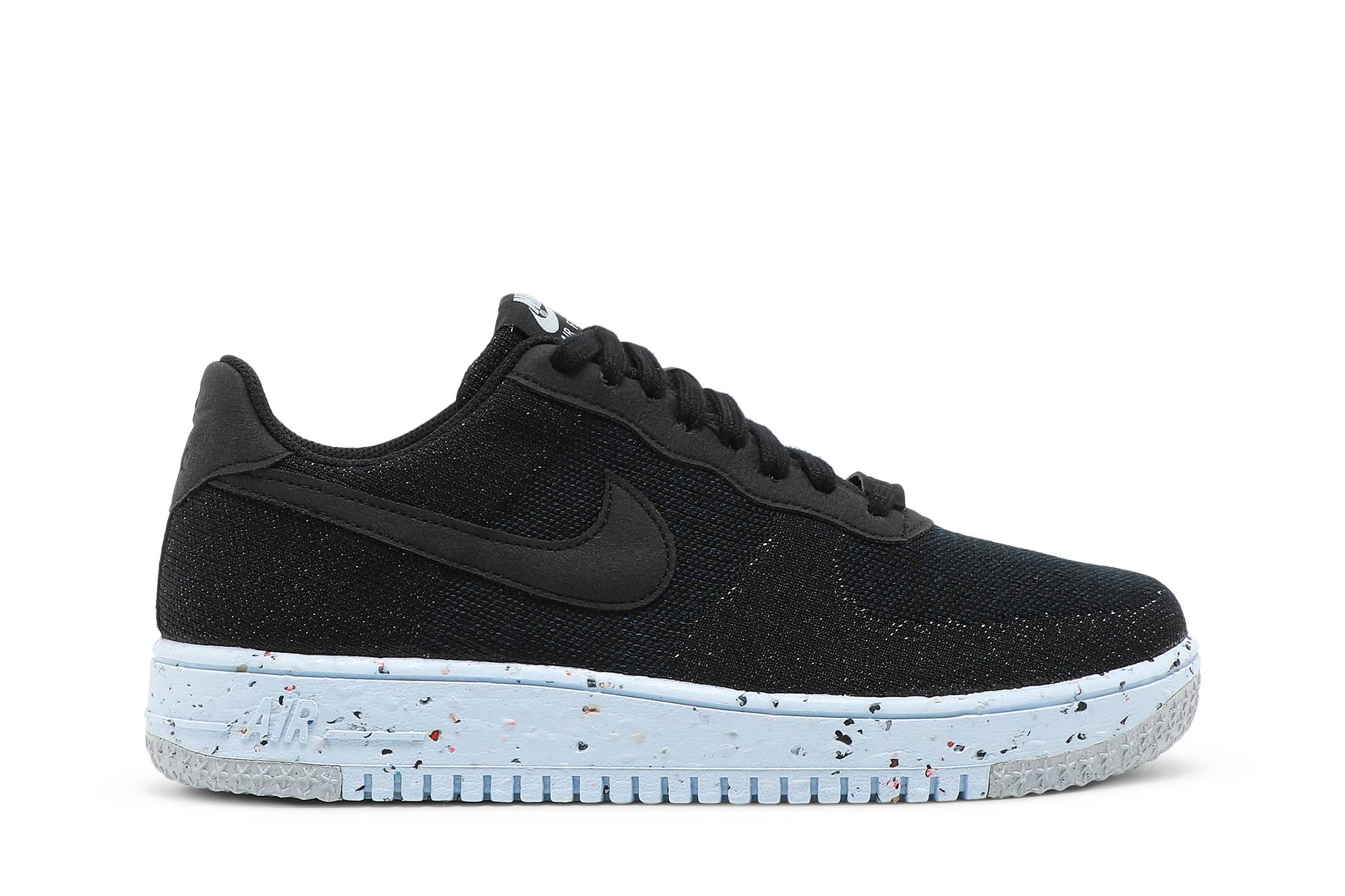 Buy Nike Air Force 1 Crater Flyknit 'Negro Chambray Azul' DC4831-001