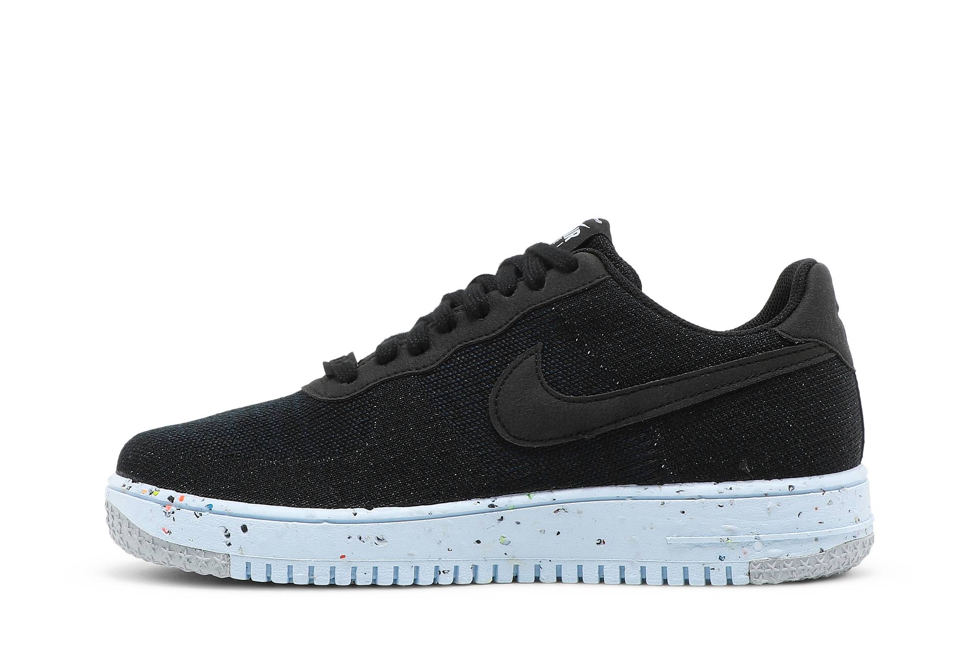 Lookbook Nike Air Force 1 Crater Flyknit 'Negro Chambray Azul' DC4831-001