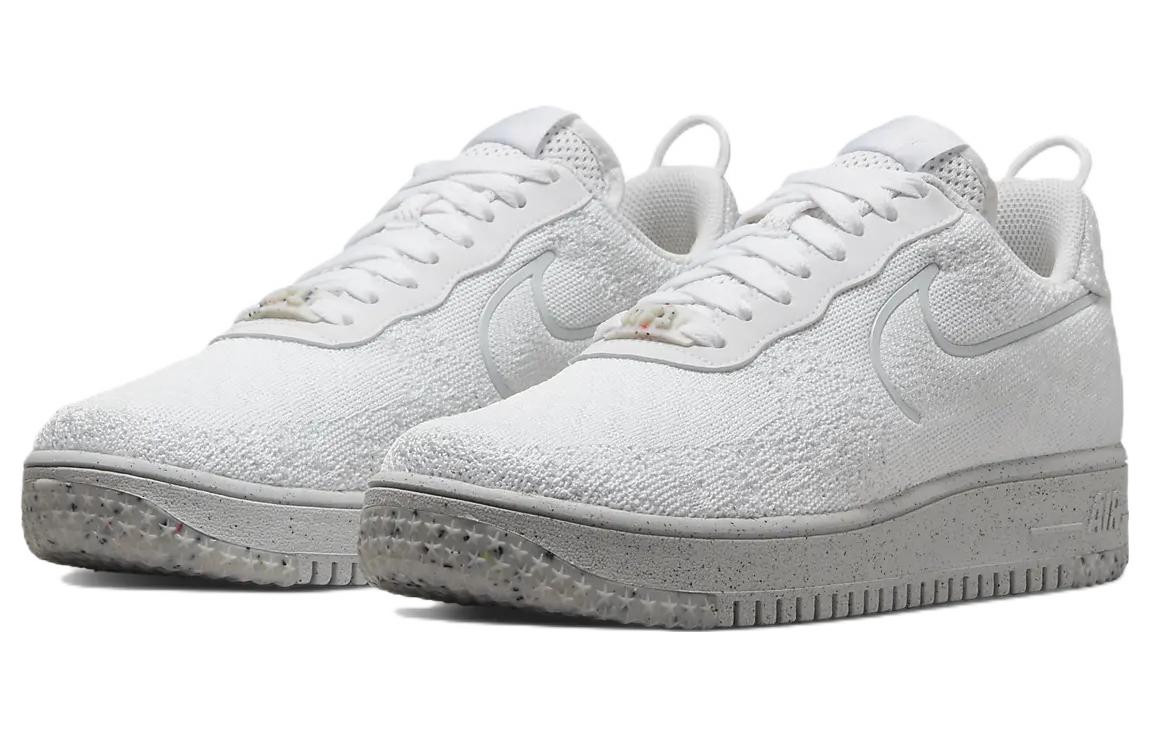 Lookbook ナイキ エア フォース 1 クレーター フライニット "トリプルホワイト" DM0590-100