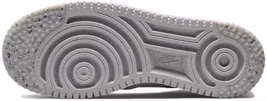 Nike Air Force 1 Crater Flyknit 'Triple White' Zapatillas Blancas DM0590-100 Details for Nike Air Force 1 Crater Flyknit 'Triple White' Zapatillas Blancas DM0590-100