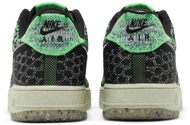 Nike Air Force 1 Crater Flyknit Next Nature 'Hitam Volt' DM0590-002 Details for Nike Air Force 1 Crater Flyknit Next Nature 'Hitam Volt' DM0590-002