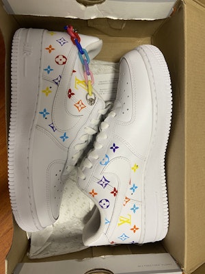나이키 에어포스 1 커스텀 'LV 컬러 체인' (Nike Air Force 1 Custom 'LV 컬러 체인') 999999-999 Buy 나이키 에어포스 1 커스텀 'LV 컬러 체인' (Nike Air Force 1 Custom 'LV 컬러 체인') 999999-999