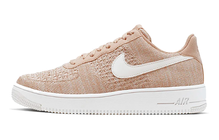 Buy 耐吉 Air Force 1 Low Flyknit 2.0 飛線休閒 低幫 板鞋 男款 粉白