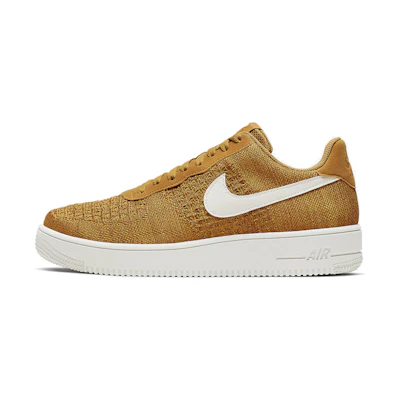 Nike Air Force 1 Flyknit 2.0 'Gold Suede'