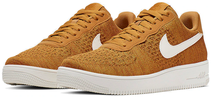 Nike Air Force 1 Flyknit 2.0 ''Goud Suède'' CI0051-700 Lookbook Nike Air Force 1 Flyknit 2.0 ''Goud Suède'' CI0051-700