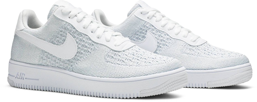 Nike Air Force 1 Flyknit Low 2.0 Pure Platinum AV3042 100