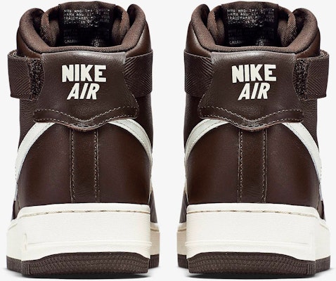 耐吉 Air Force 1 高筒舒适百搭防滑耐磨板鞋 男款 红棕色 Shop 耐吉 Air Force 1 高筒舒适百搭防滑耐磨板鞋 男款 红棕色