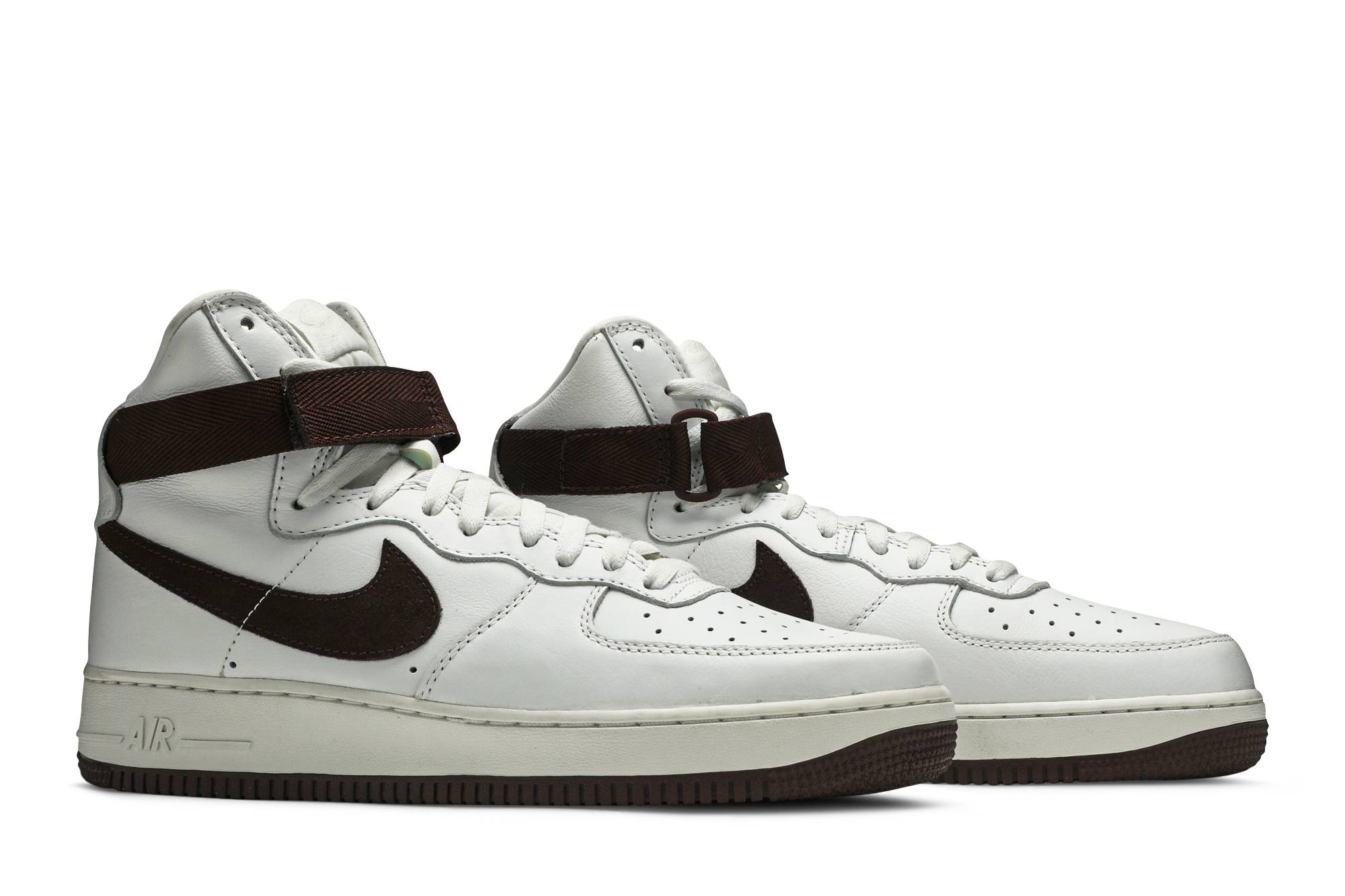 Cheap 耐吉 Air Force 1 Hi Retro Qs Summit White/Chocolate 743546-102