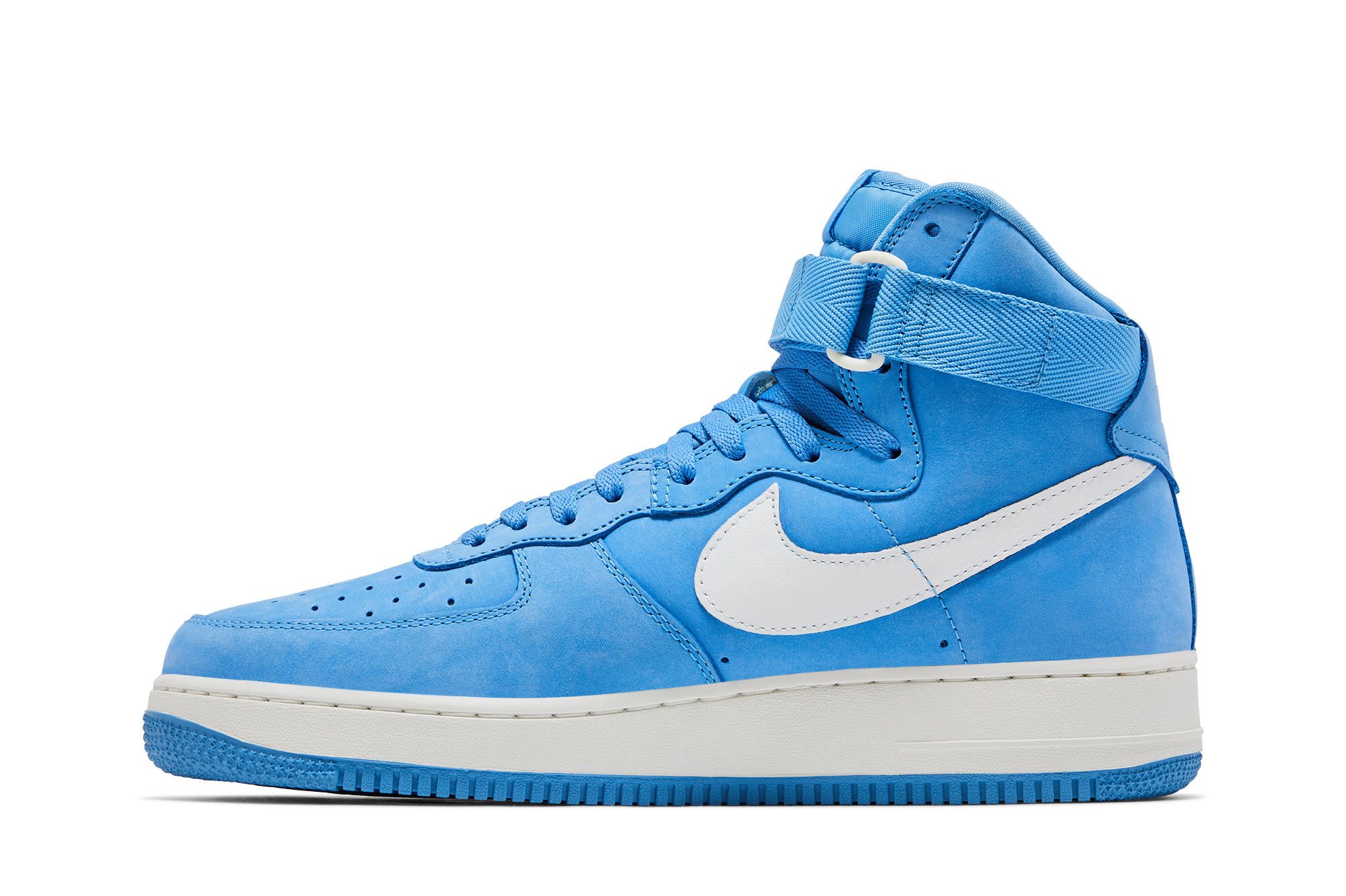 Shop Nike Air Force 1 Hi Retro QS Biru Muda/Putih Summit 743546-400