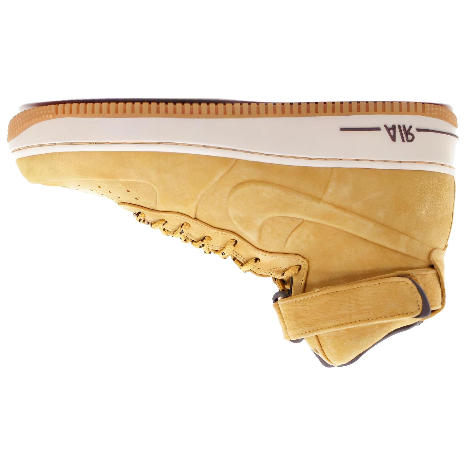 Lookbook 耐吉Air Force 1 高筒舒适百搭减震防滑板鞋 男款 黄色