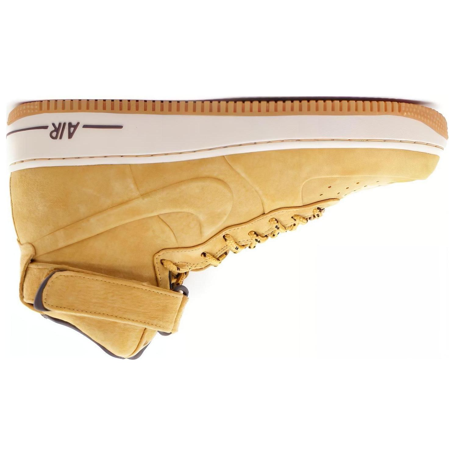 Shop 耐吉Air Force 1 高筒舒适百搭减震防滑板鞋 男款 黄色