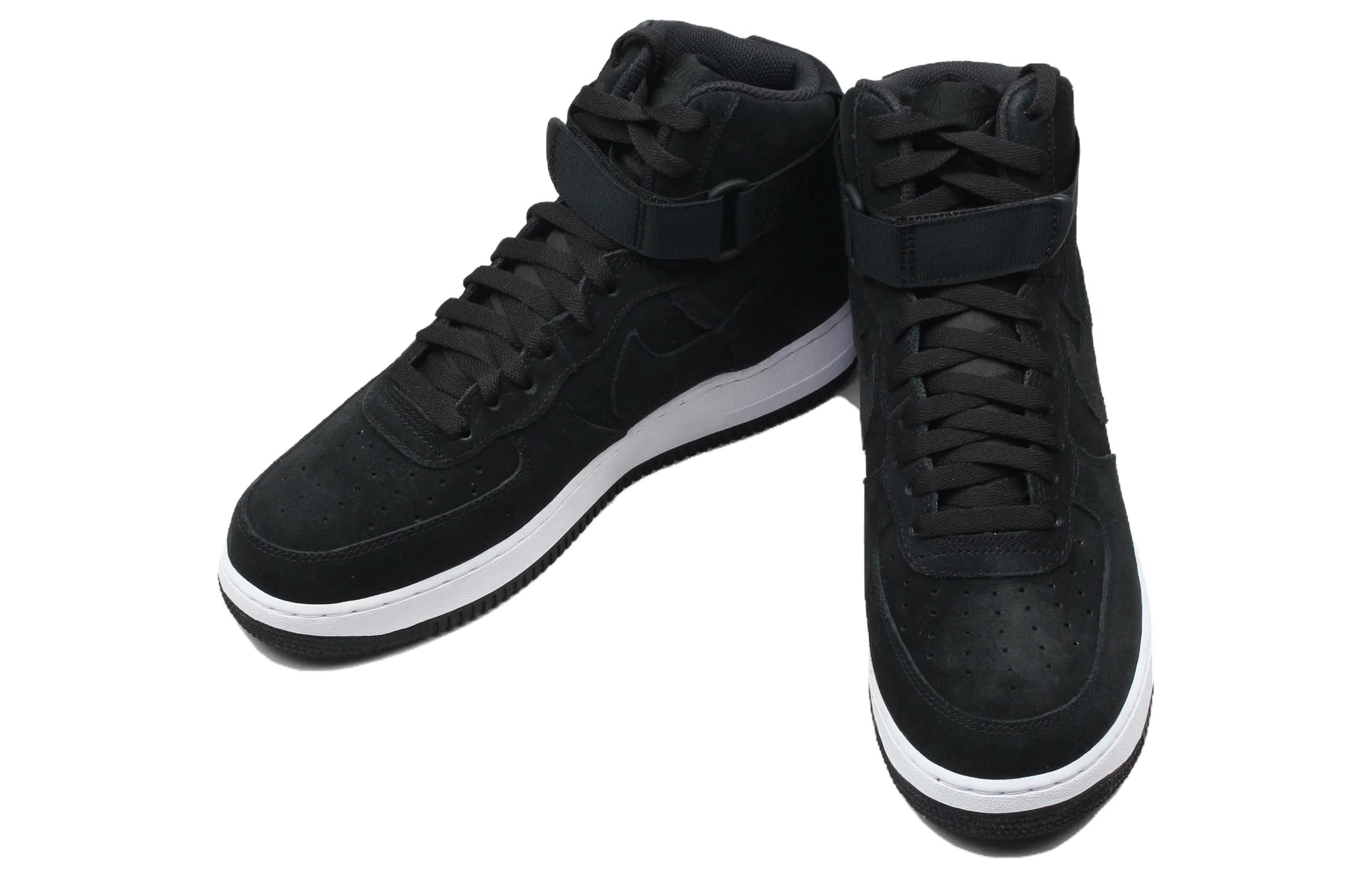 Lookbook Nike Air Force 1 高筒 舒適 減震輕便 低筒 板鞋 男女同款 黑色