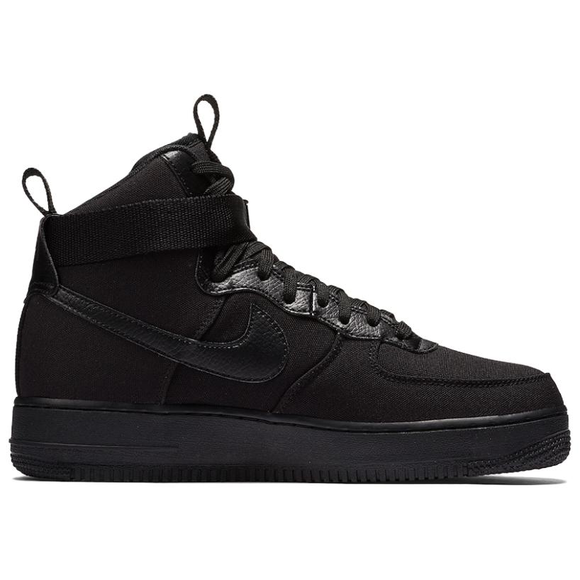 Order Nike Air Force 1 Tinggi 07 Kanvas Hitam Hitam ‘Anthracite’. AH6768-001
