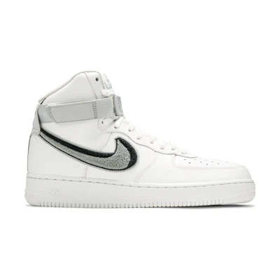 Nike Air Force 1 High 3D Chenille White Grey Black